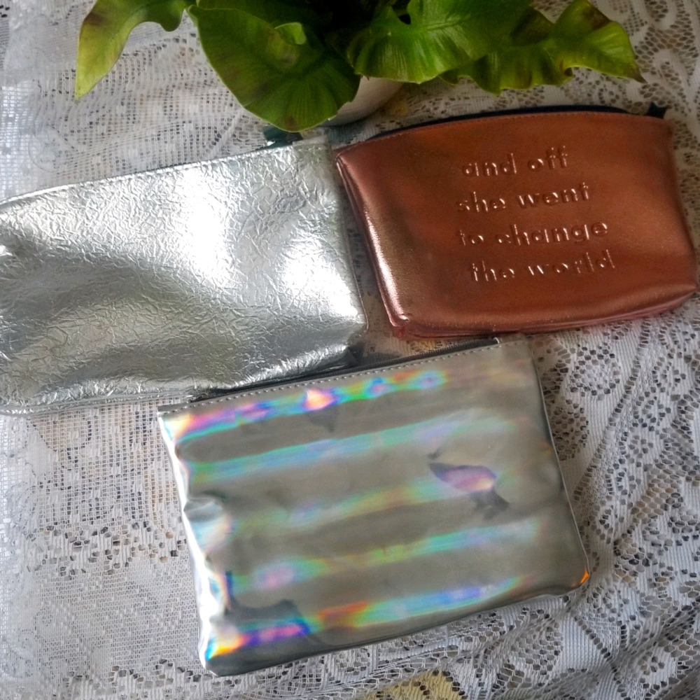 Metallic Style Pouches or Cases bundle